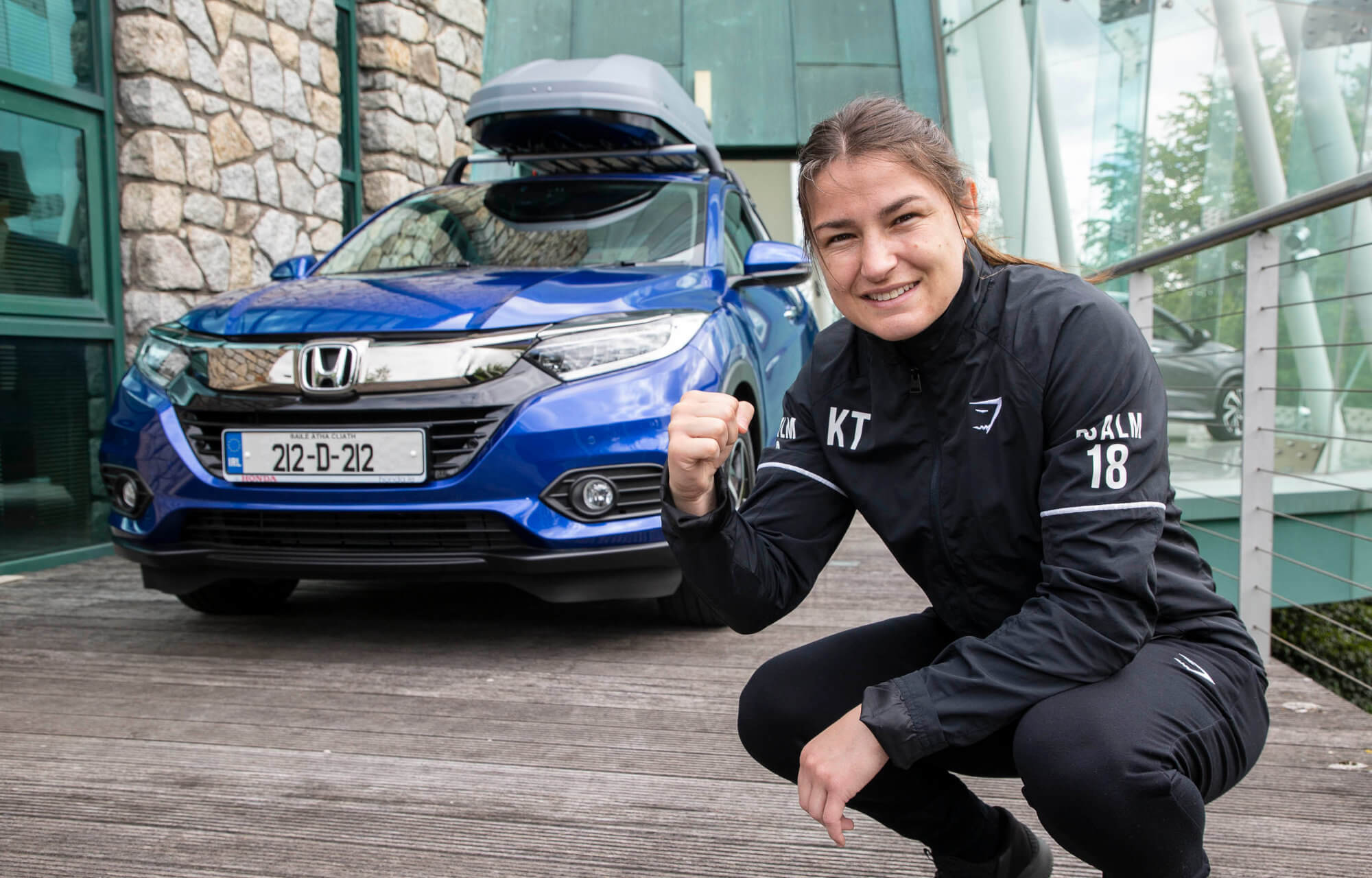 Brand Ambassadors Katie Taylor and Nikki Evans help launch Honda's new 212 HR-V offer