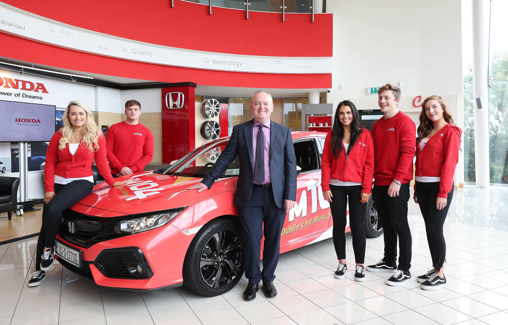 FM104 unveils new promotional team with Honda Civic
