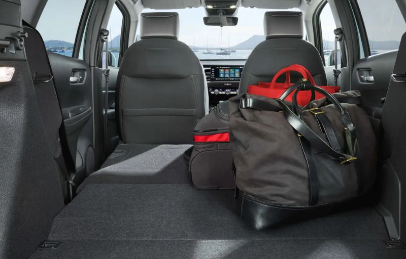 Luggage in Honda Jazz