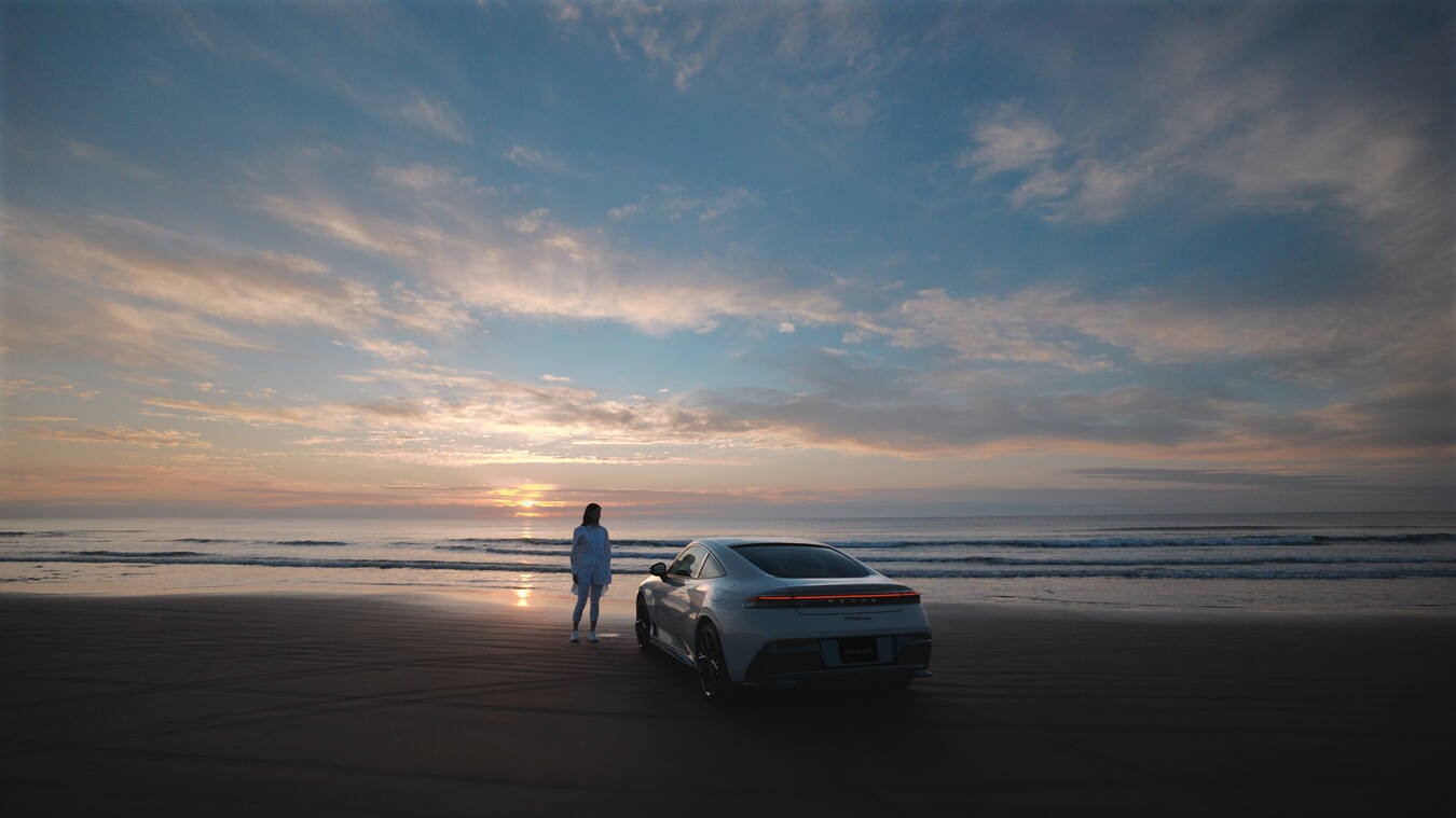 Honda Prelude Honda Prelude on beach