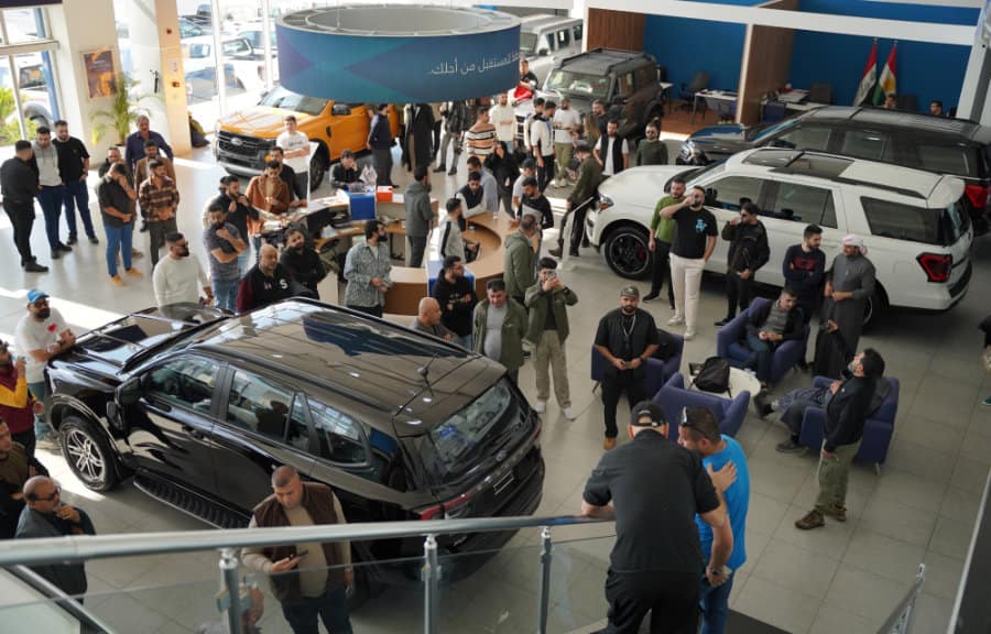 Ford Desert Rose event in Erbil, Iraq