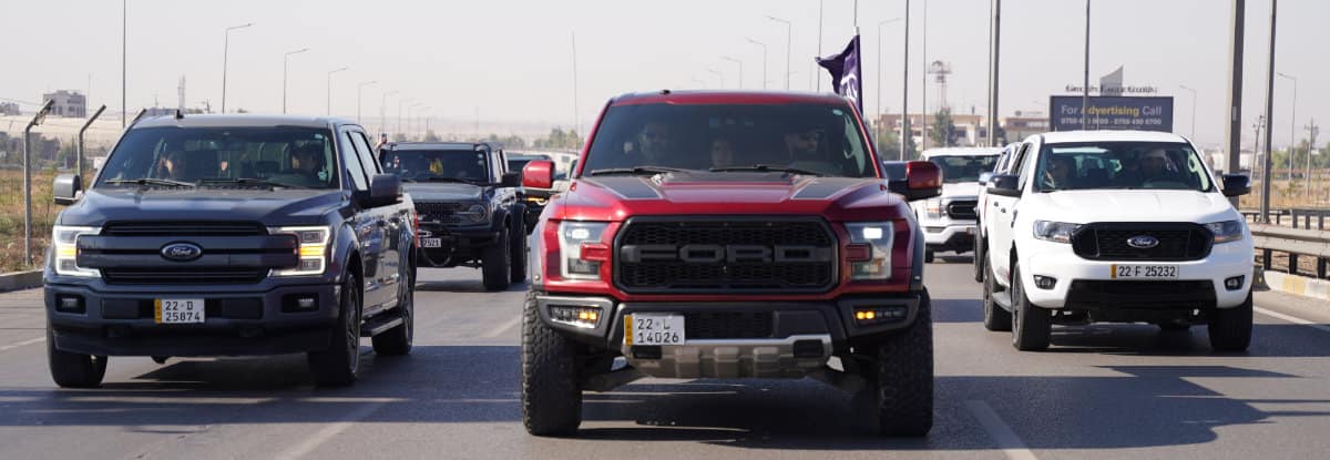 Ford Desert Rose event in Erbil, Iraq