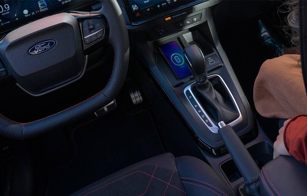Ford Puma interieur met mild hybride aandrijving