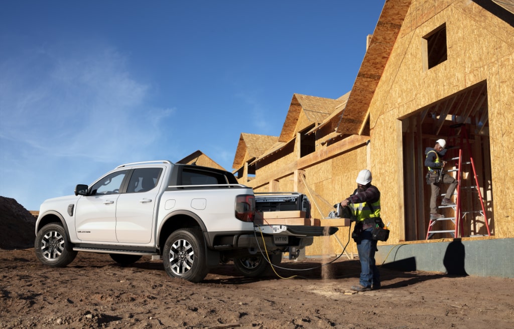 Ford Ranger PHEV Chantier de construction