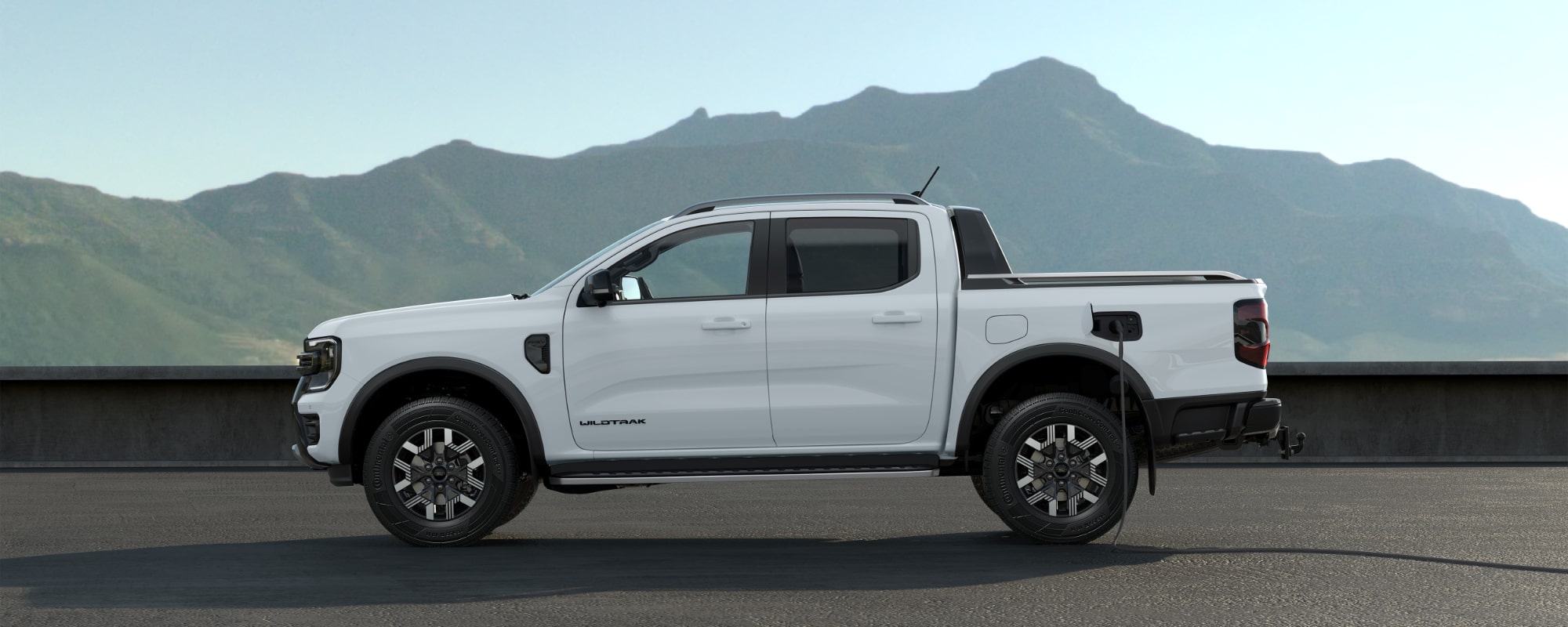 Le côté Ford Ranger PHEV Wildtrak