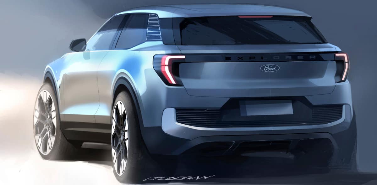 Ford Explorer EV achterkant design