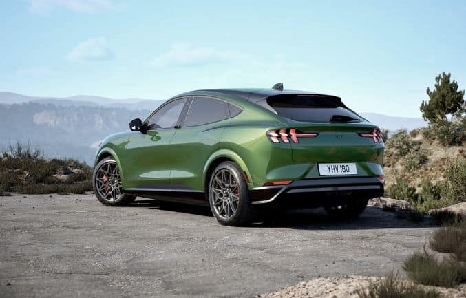 Ford Mach-E 2025 exterieur achteraanzicht