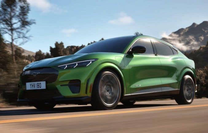 Ford Mustang Mach-E 2025 exterieur vooraanzicht