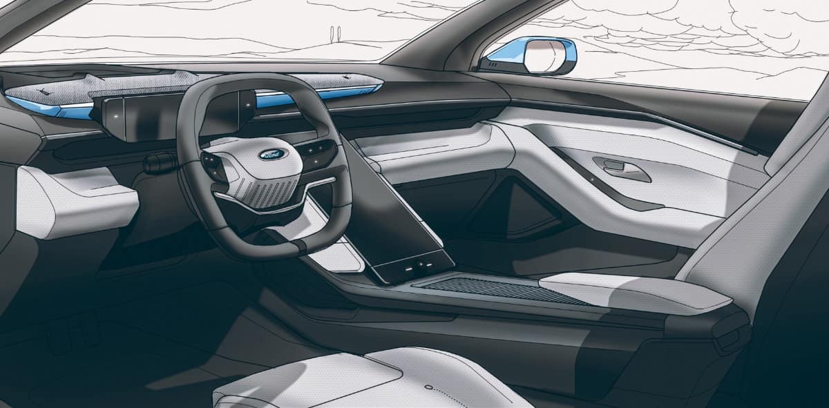 Ford Explorer EV interieur design