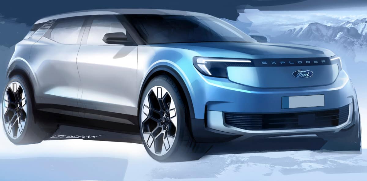 Ford Explorer EV voorkant design