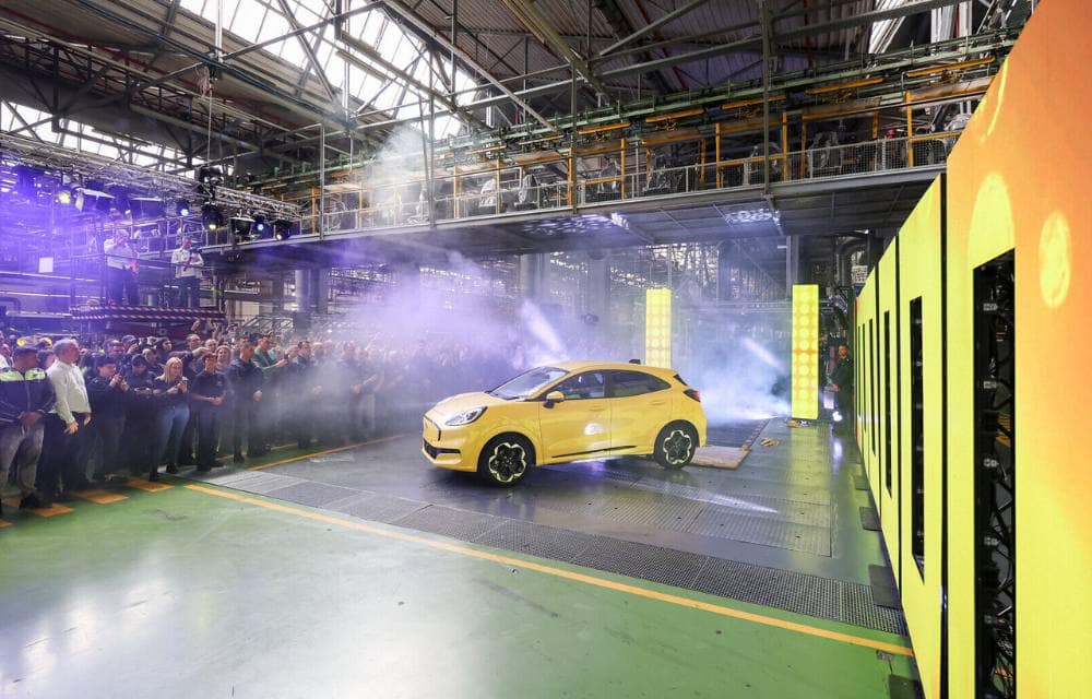 Miljoenste Ford Puma viering in autofabriek