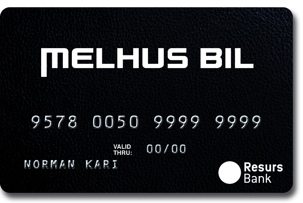 Melhus Bil konto kort