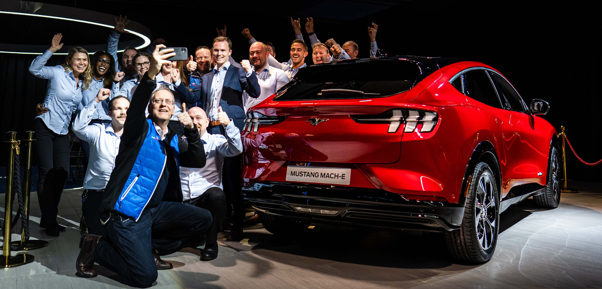 Nye Ford Mustang Mach-E hos Melhus bil