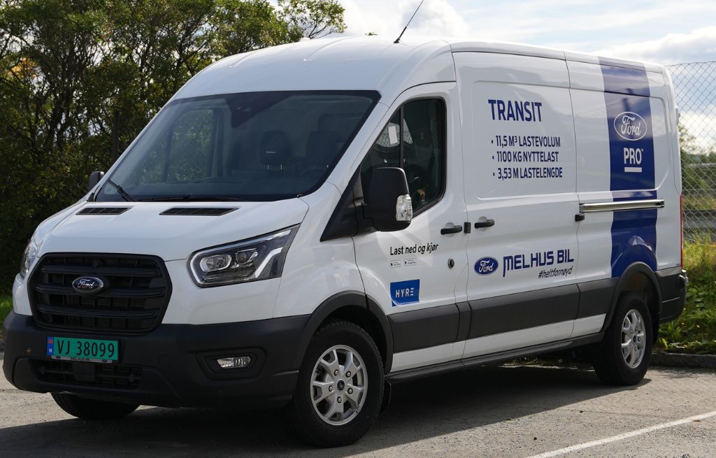 Transit varebil for utleie