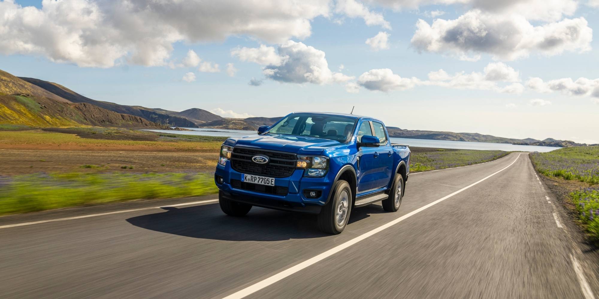 Blå Ford Ranger