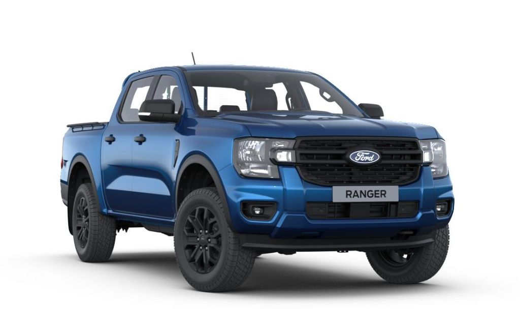 Blå Ford Ranger