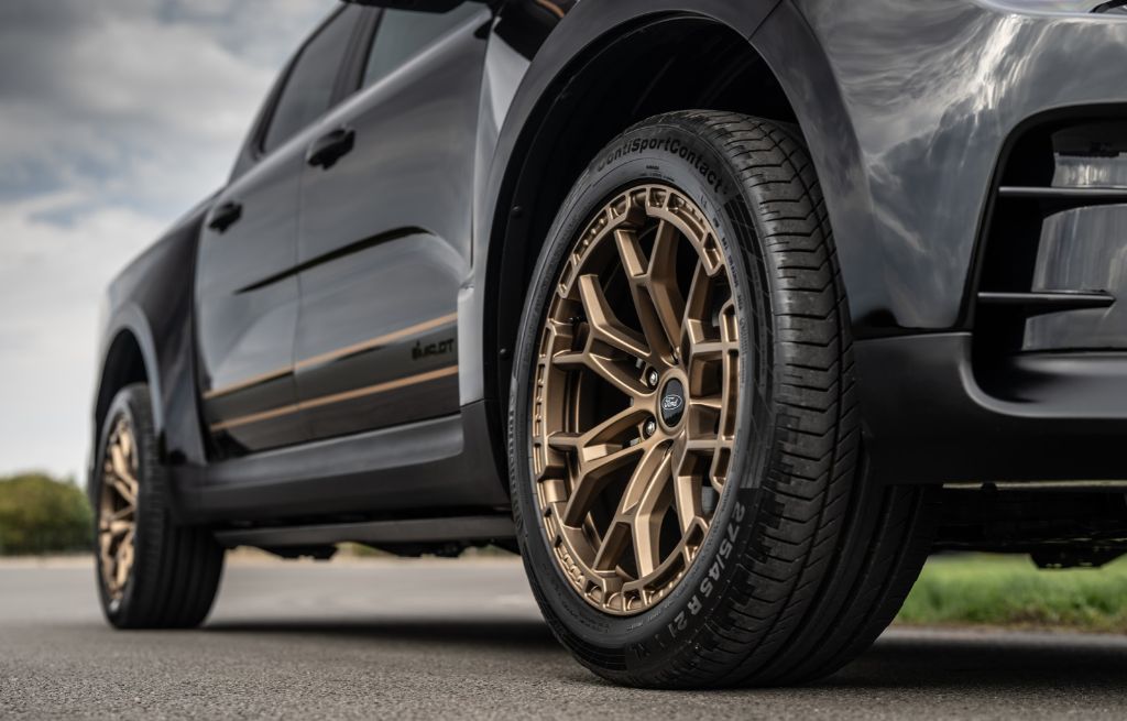 Ford Ranger MS-RT med bronsefargede aluminiumsfelger og sportslige detaljer
