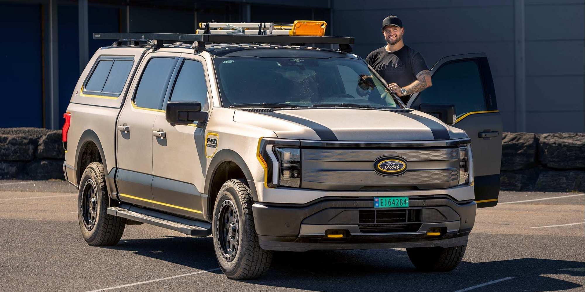Mads Clemmetsen med F-150 Lightning