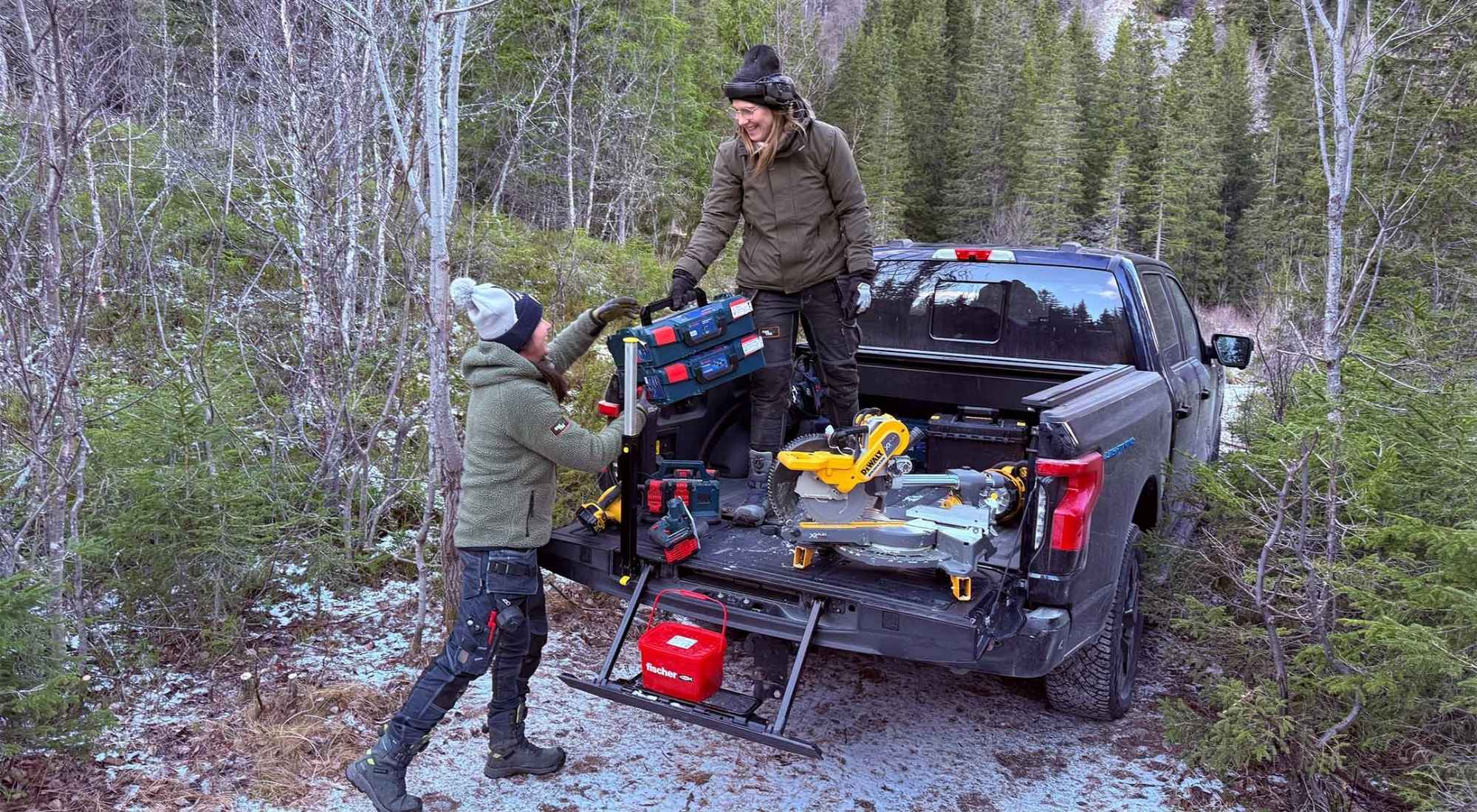 Lasting av verktøy på F-150 Lightning Lasting av verktøy på F-150 Lightning