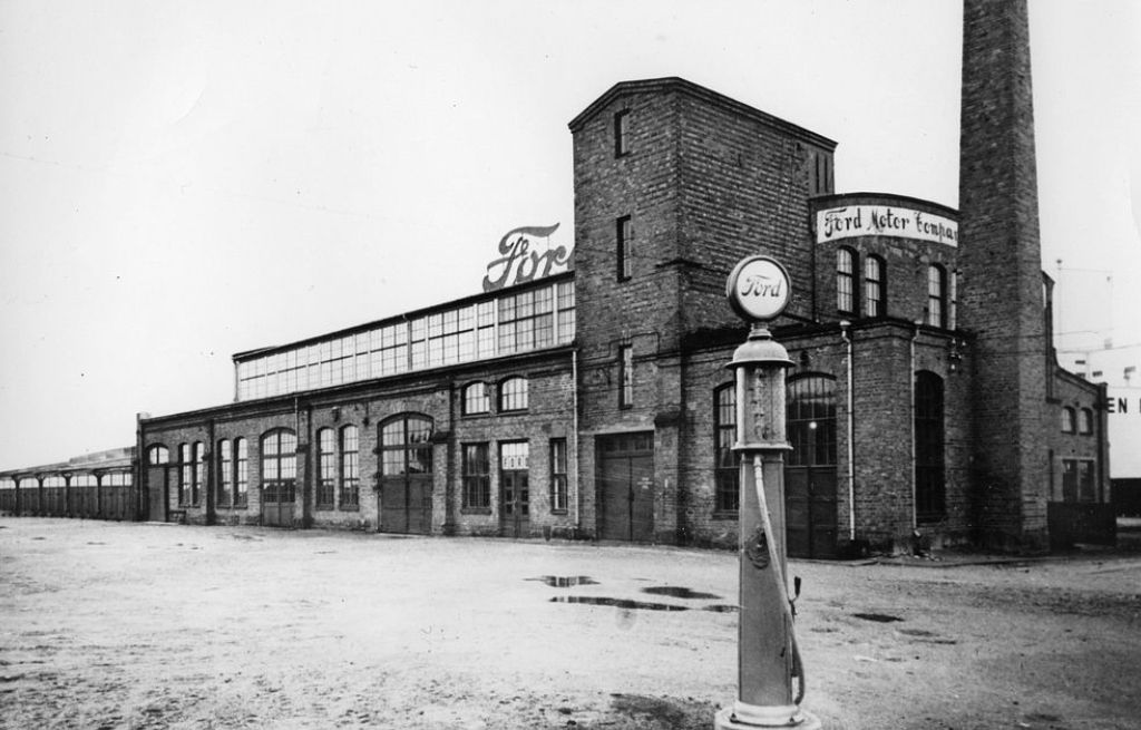 Ford Motor Company of Finland Oy:n tehdas Helsingissä 1928