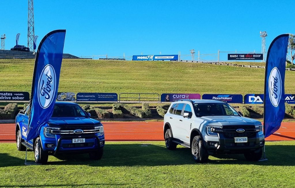Cars from Ford at the Rugby