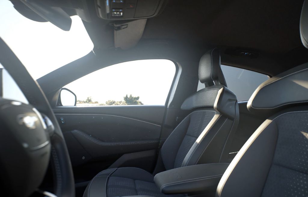 Innsiden av Mustang Mach-E