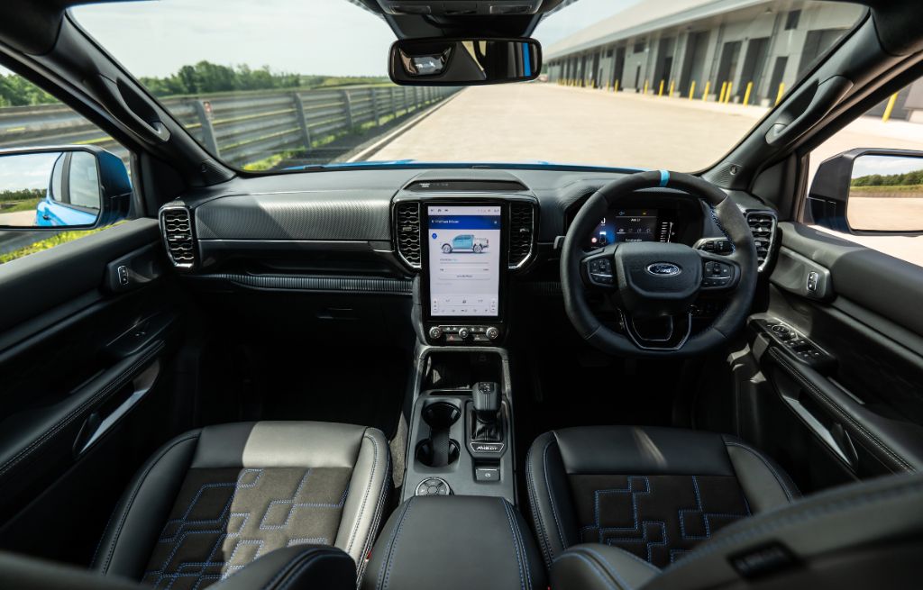 Interiør i Ranger MS RT ladbar hybrid