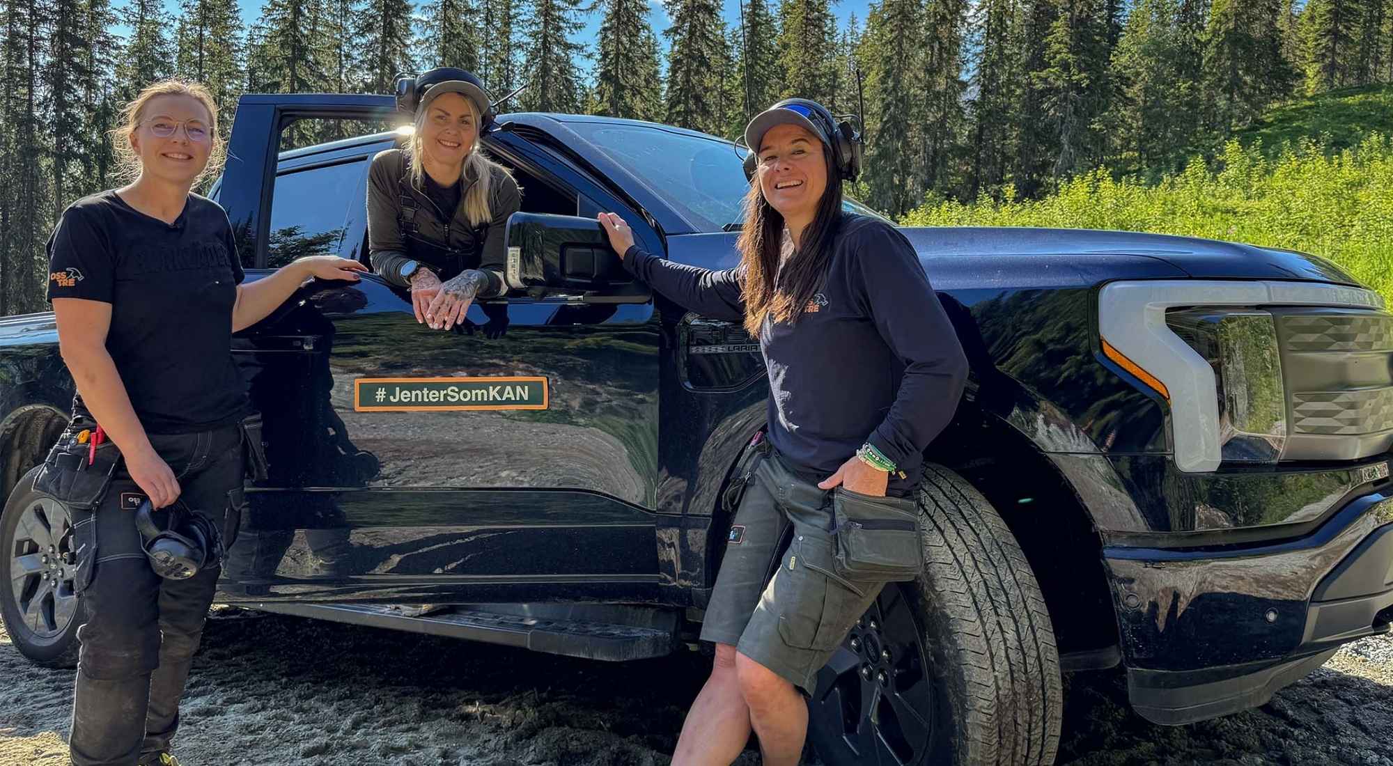 Jenter som kan med F-150 Lightning