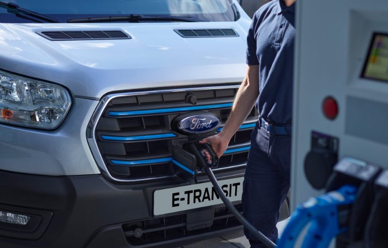 Prøvekjør Ford E-Transit hos Røhneselmer