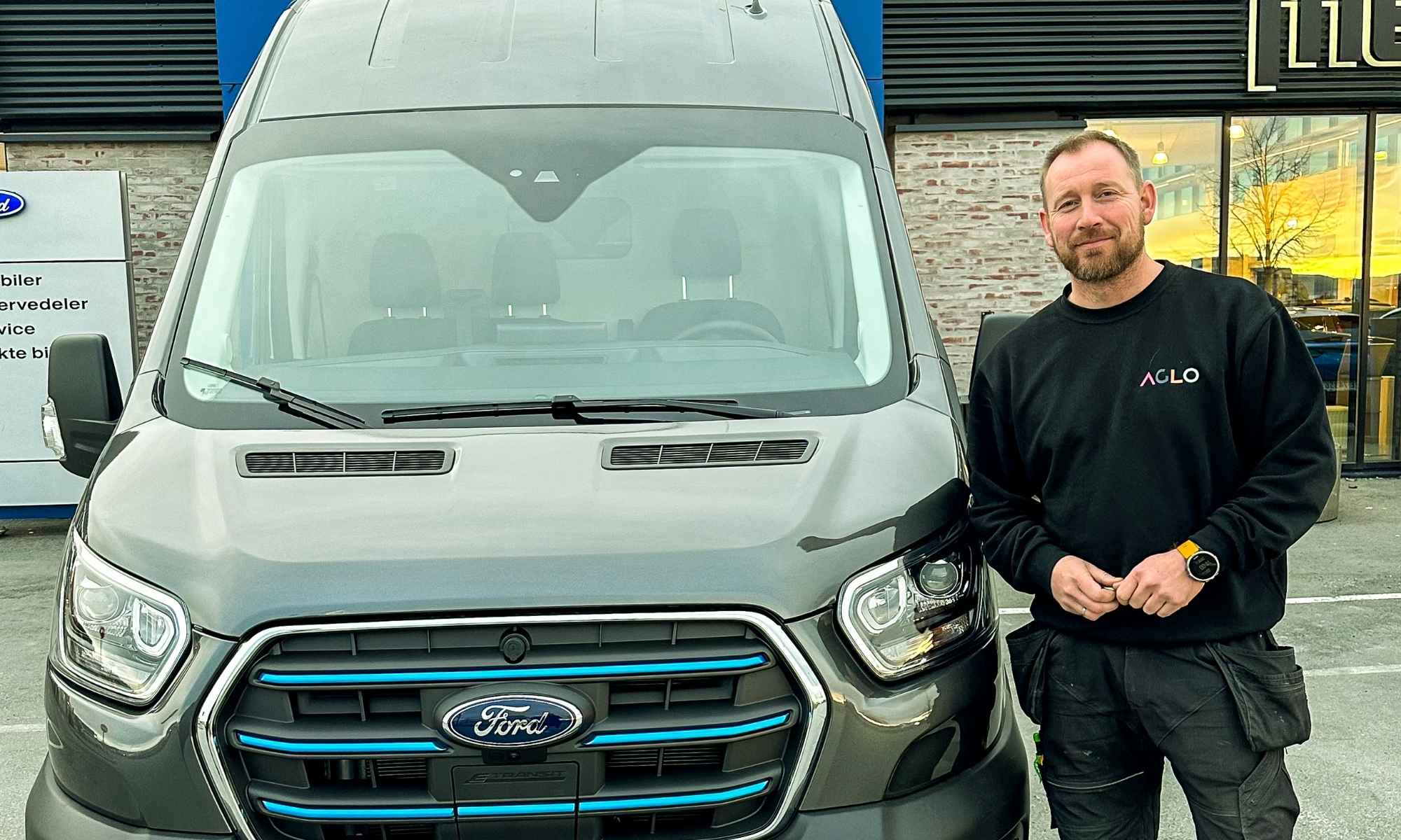 Tor Erik med E-Transit