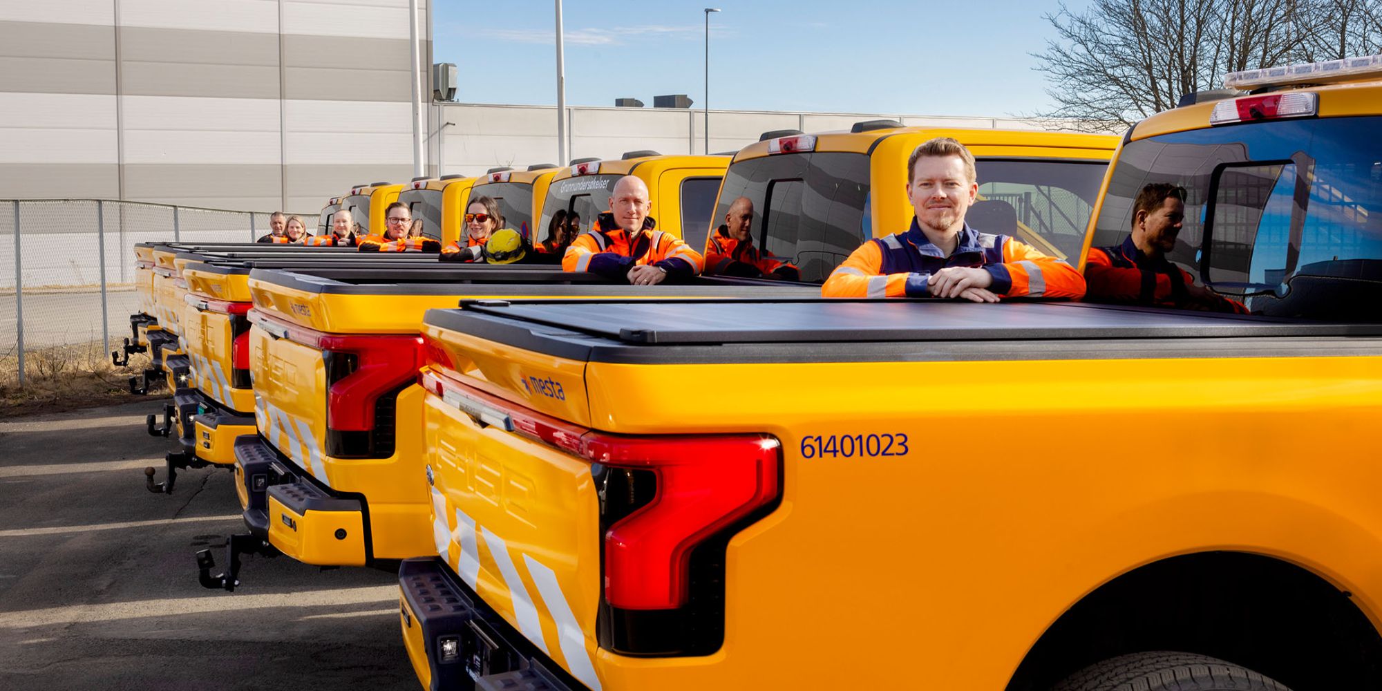 Rekke med F-150 Lightning