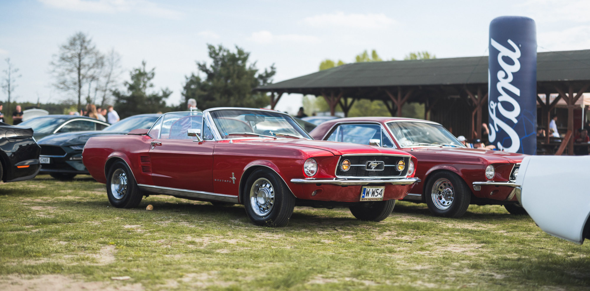 Ford Mustang czerwony