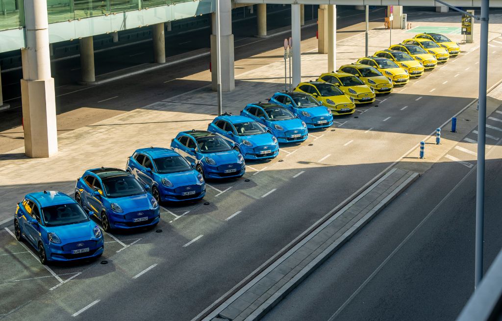 Parkeringsplass med Ford Puma