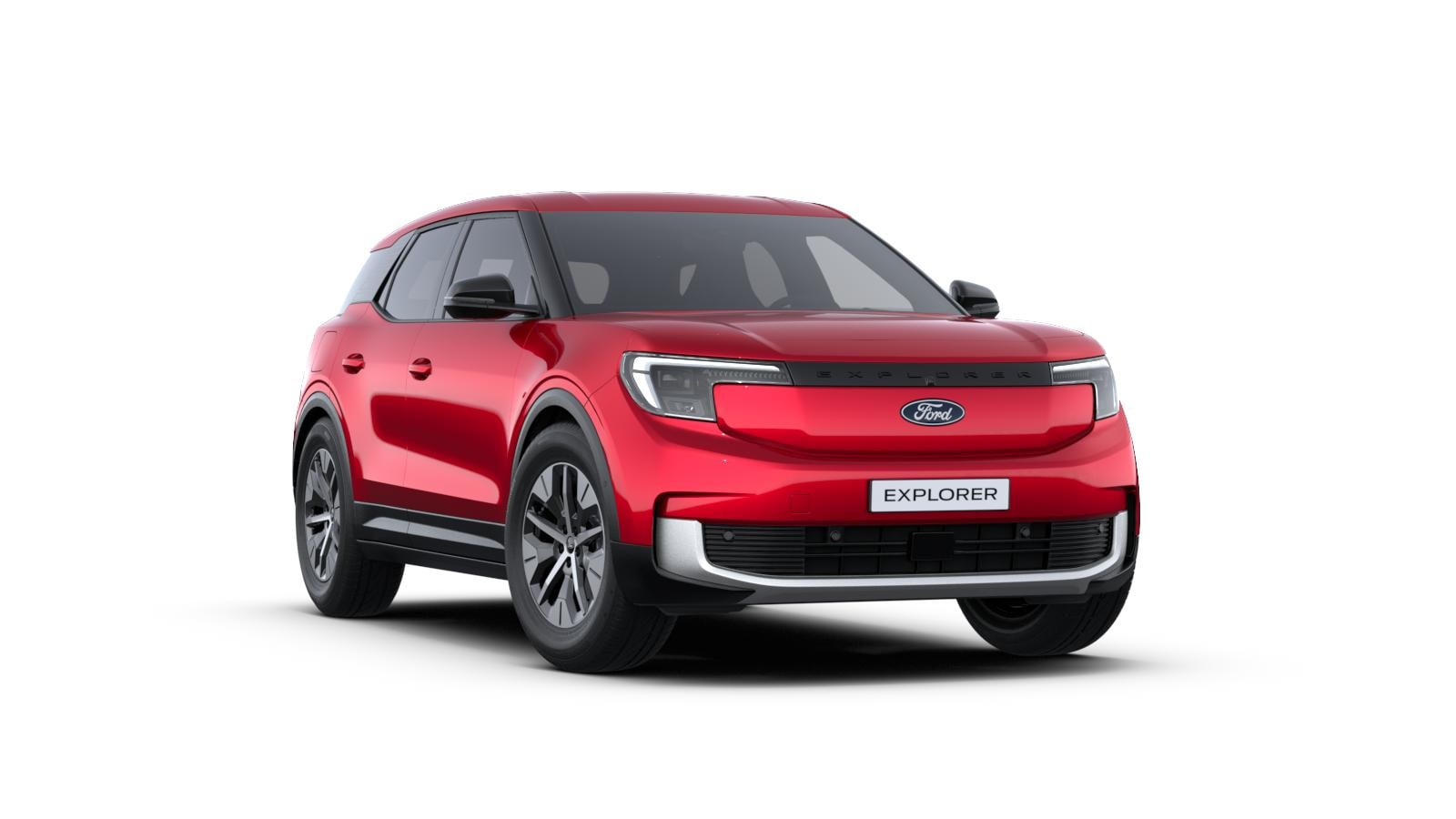 Rød Ford Explorer