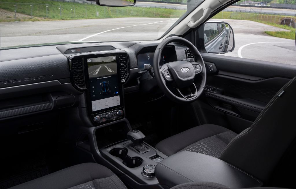 Interiør i Ranger Super Duty