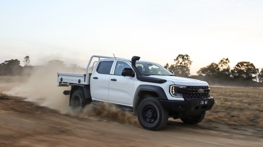 Ranger Super Duty in motion