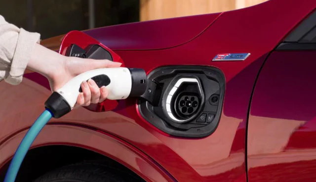 Escape Plug-in Hybrid SUV charging port