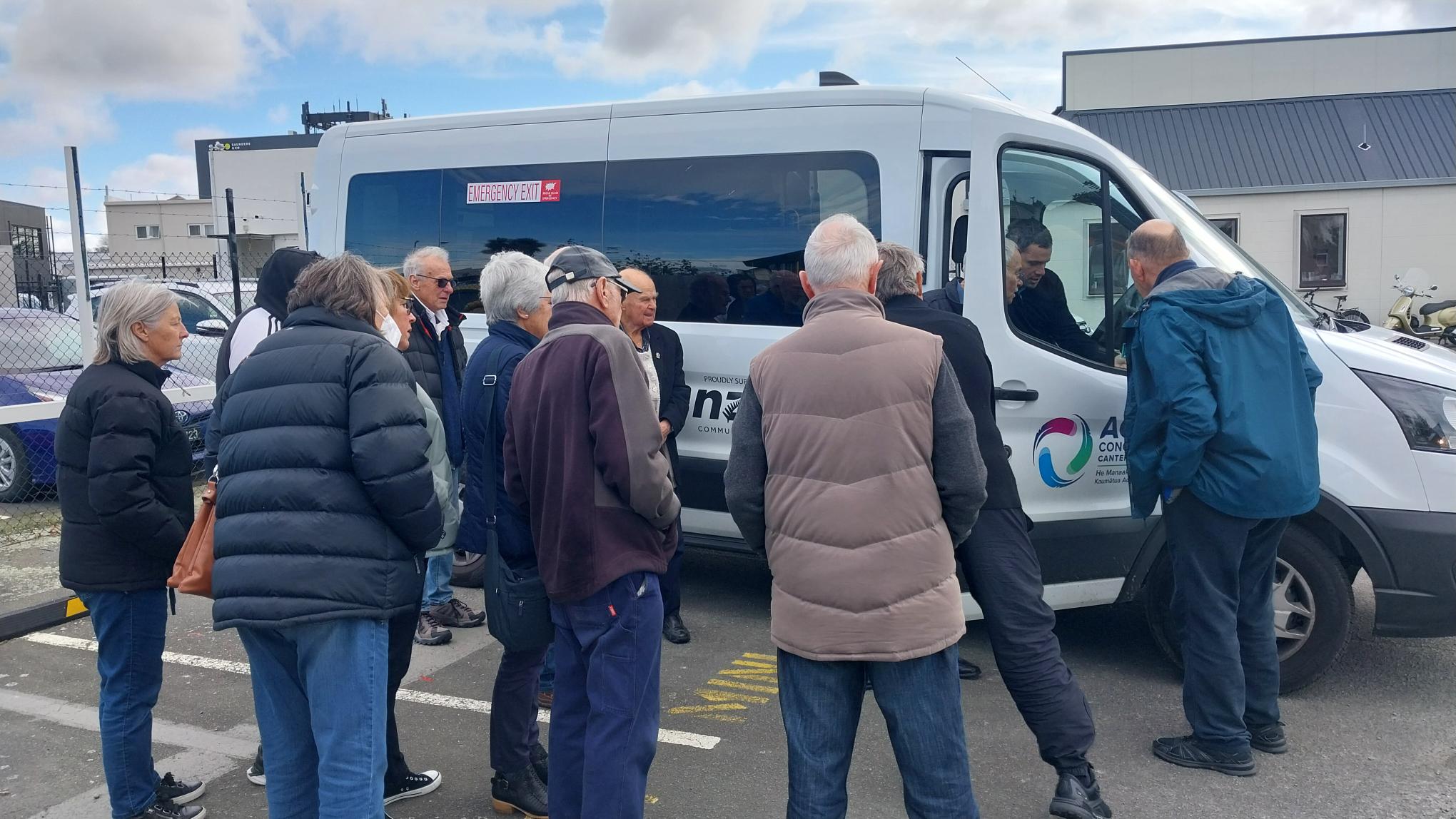 Transit Minibus at Age Concern Canterbury