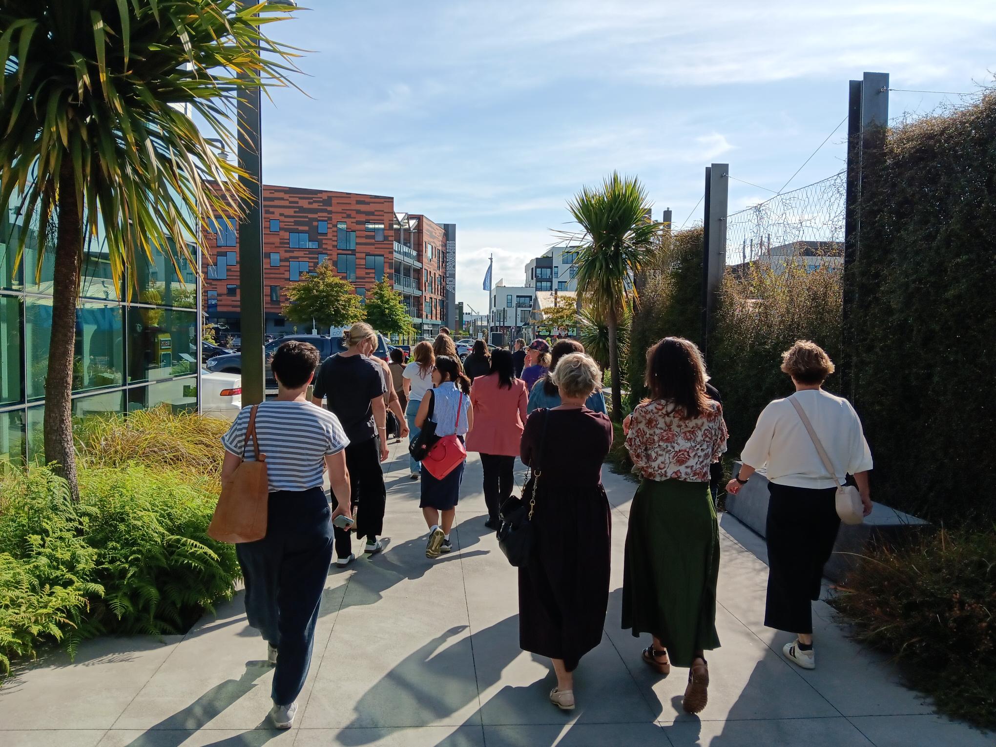 Wāhine in Property tour