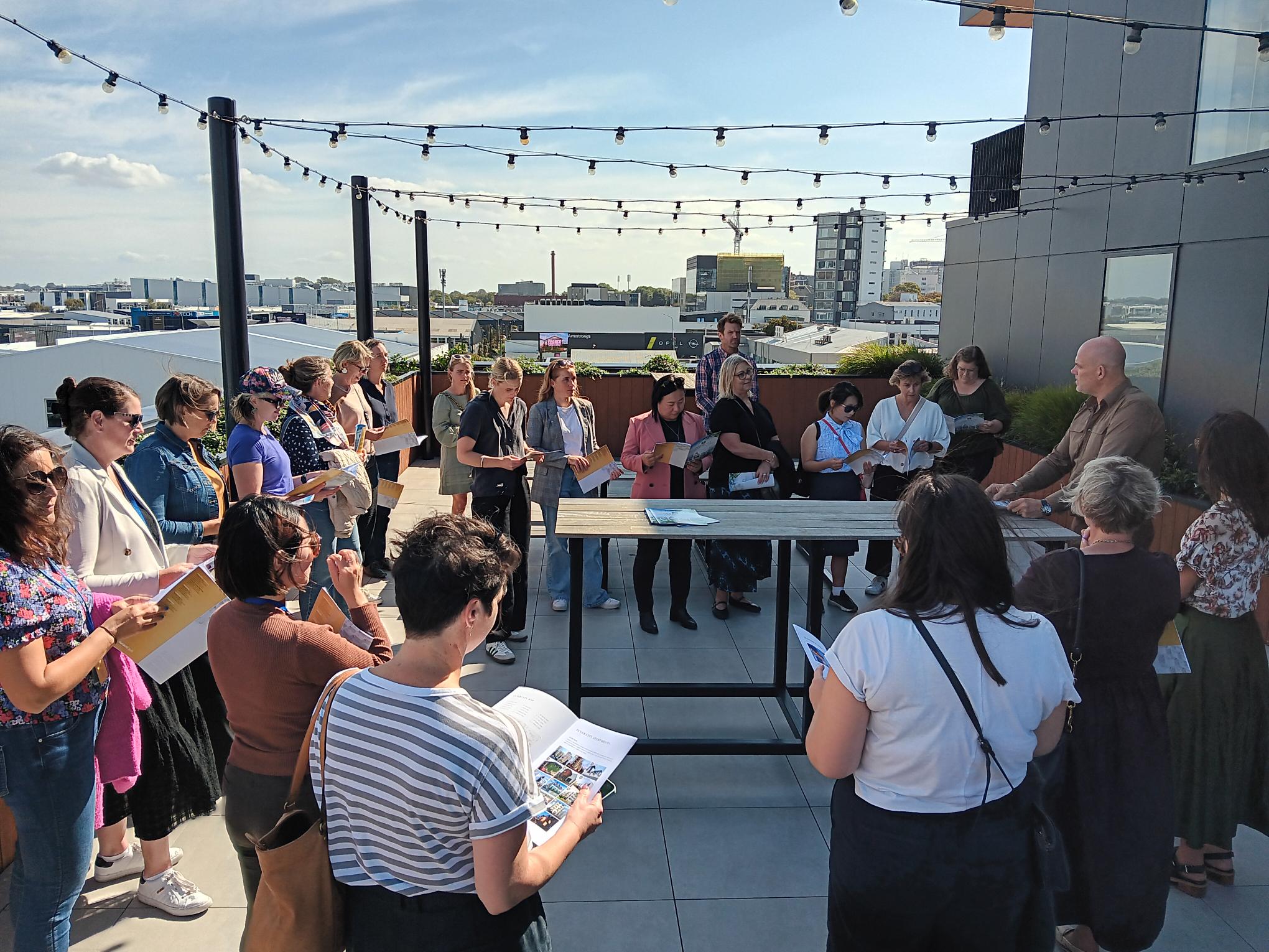 Wāhine in Property tour