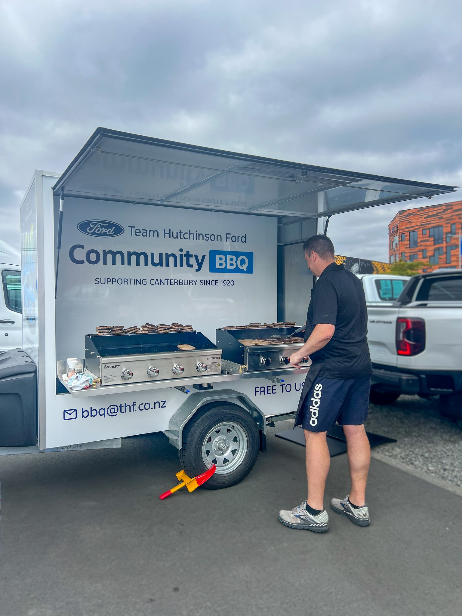 The Team Hutchinson Ford BBQ Trailer The Team Hutchinson Ford BBQ Trailer