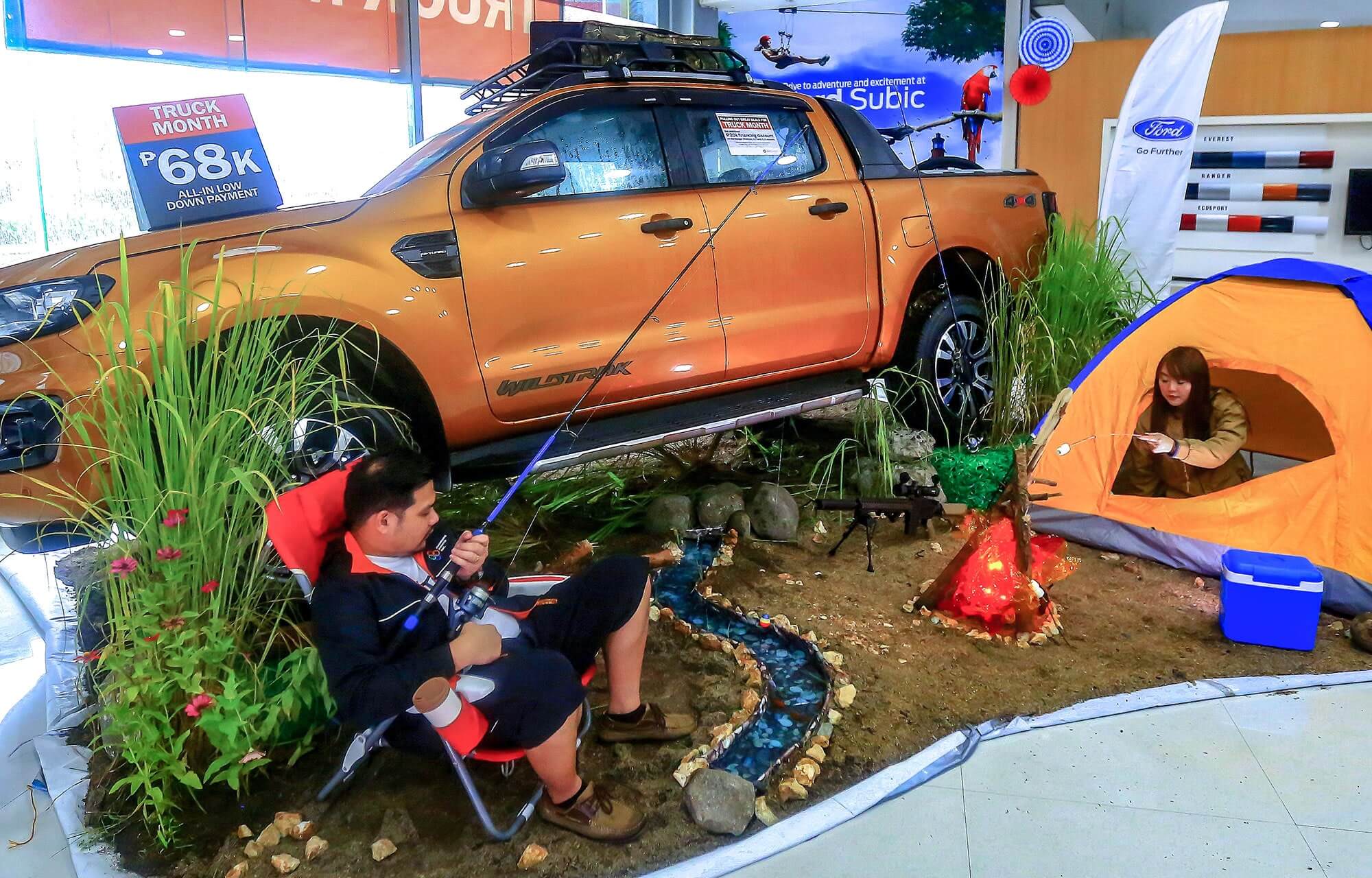 ford subic outdoor activities theme for the ford truck month event