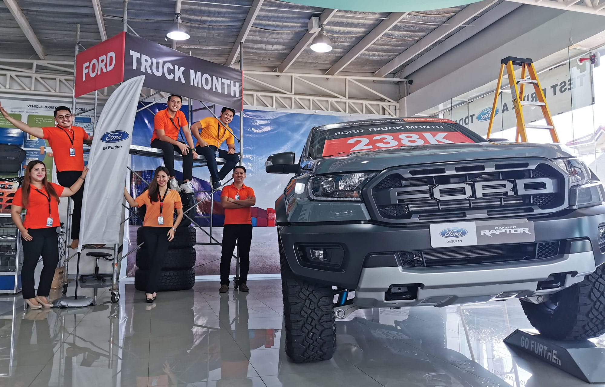 ford dagupan - pier one theme for the  ford truck month event