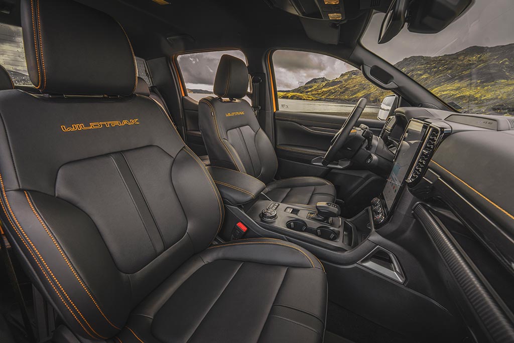Ranger Wildtrak – wnętrze