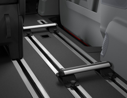 Wielofunkcyjny stelaż na podłogę do wnętrza pojazdu