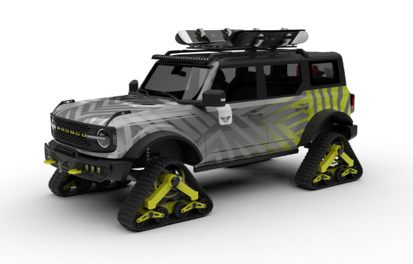 Wygenerowane komputerowe zdjęcie Ford Bronco