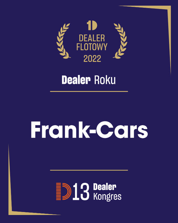 Dyplom rynku dealerskiego dla Frank-Cars