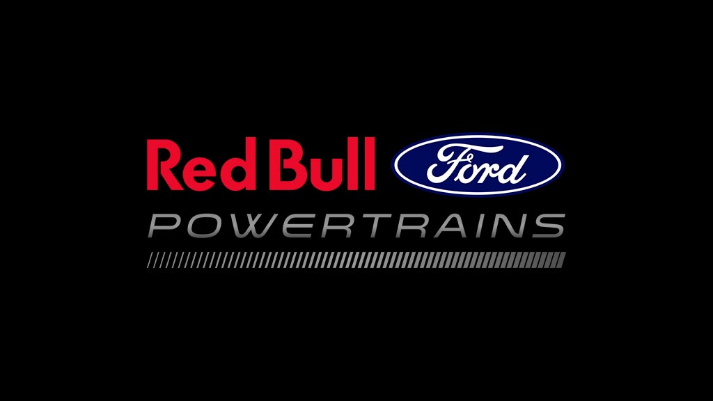 Logotypy Forda i RedBull