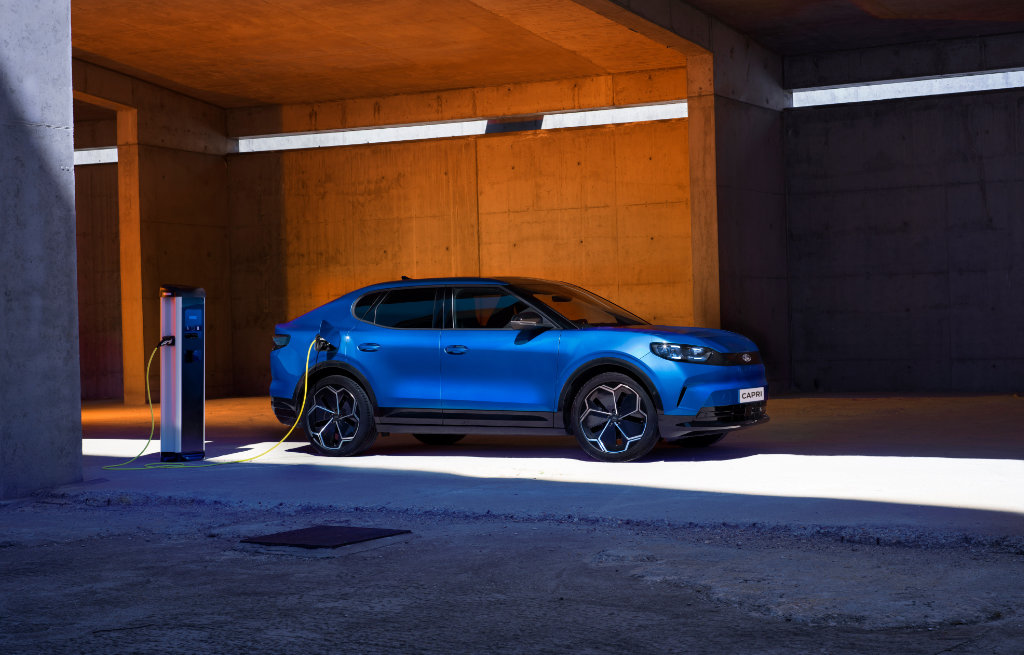 Ford Capri på laddning