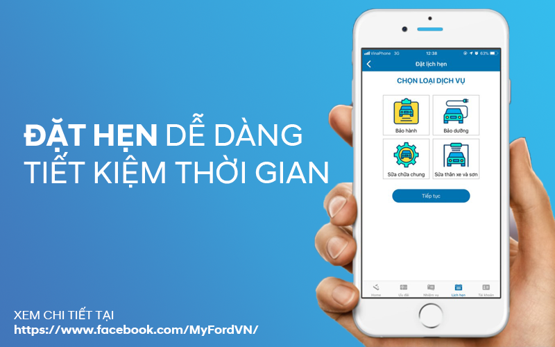 App điện thoại đặt hẹn